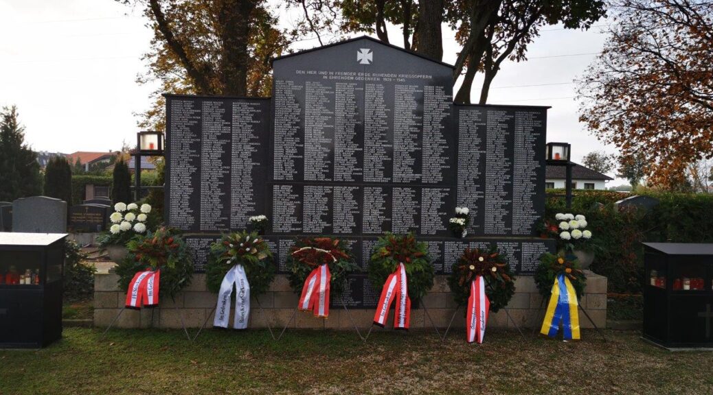 Totengedenkfeier Friedhof Stockerau